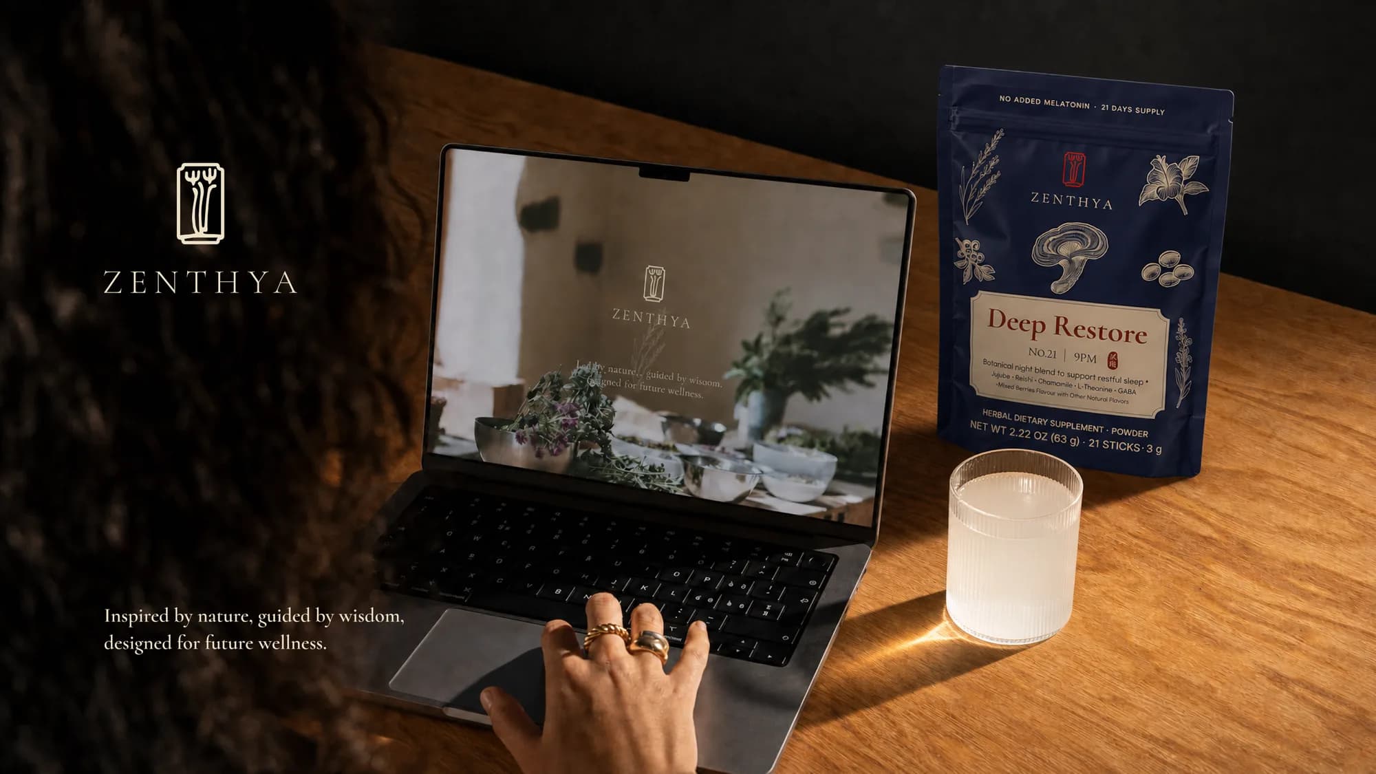 Zenthya packaging on a desk